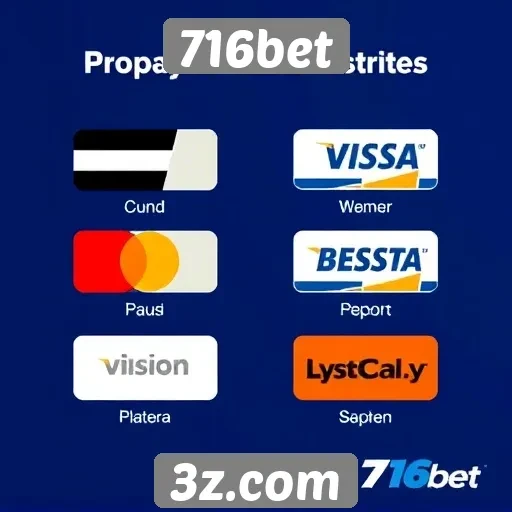 Métodos de pagamento aceitos no 716bet